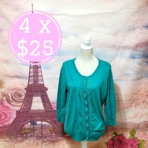 ⭐️East 5th button front cardigan